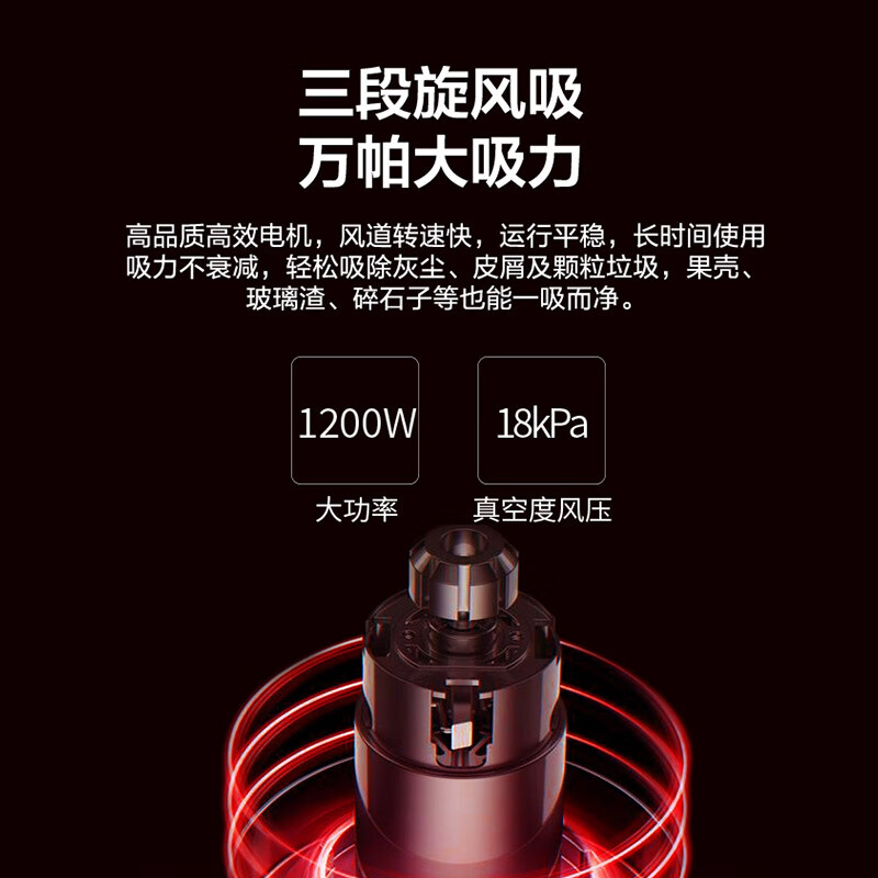 Haier bucket vacuum cleaner household large suction multi-function one-click cord retracting wasteland cleaning commercial vacuum cleaner holiday gift HZ-T615Rpro