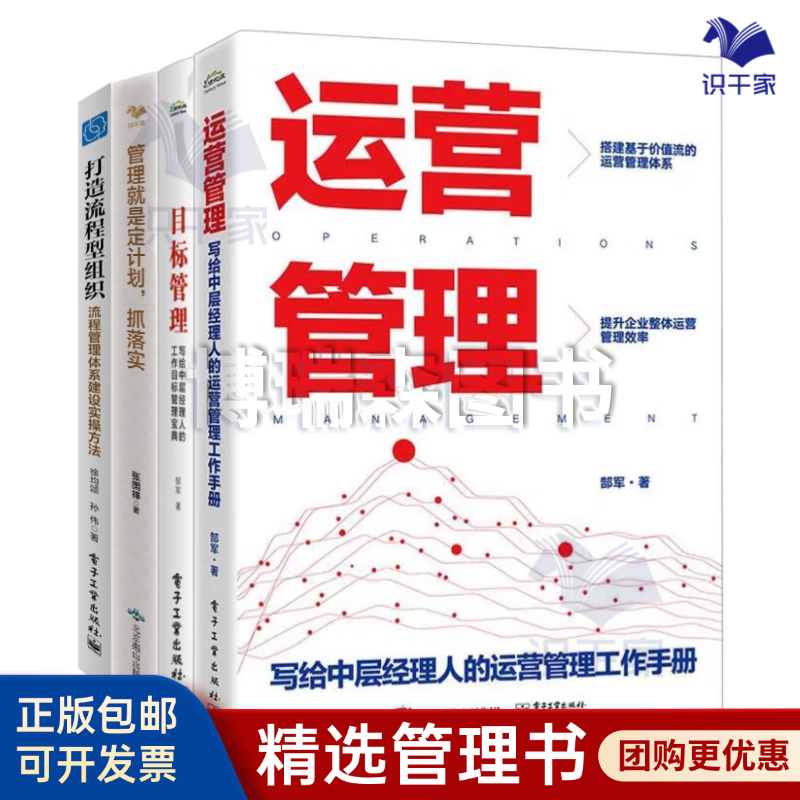 4 sets to improve the effectiveness of middle managers: operation management + goal management + plan management + process management