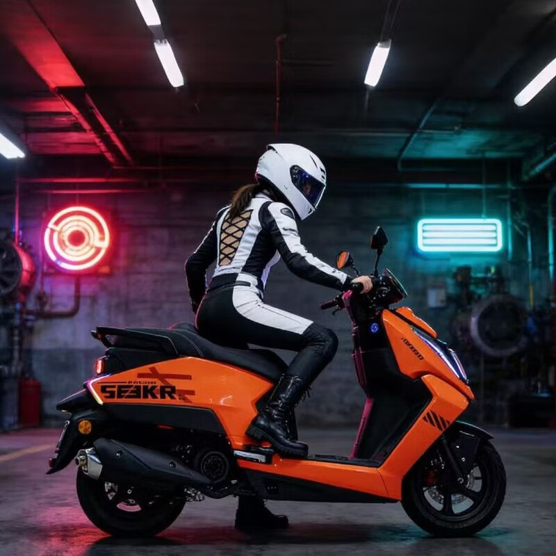 Breaking machine core 150 new product debut fuel scooter ABS smart new fuel-saving commuting orange