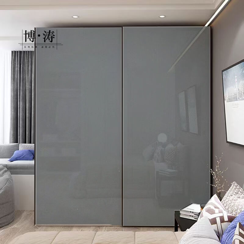 Fantasy Sliding Door Wardrobe White High Gloss Bedroom Sliding Door Sliding Door Wardrobe Other Sizes Customized 2 Doors