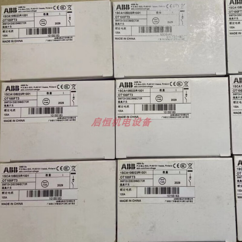 ABB isolation switch OT100FT3,1SCA105023R1001