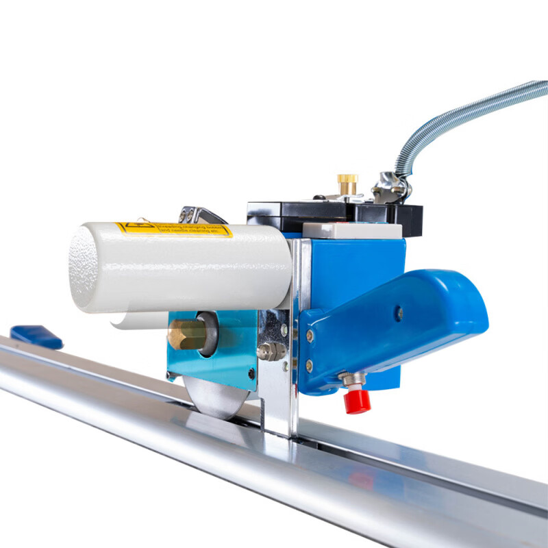 Junjiu High Power Cloth Breaking Head Orbital Cloth Cutting Machine Automatic Sharpening Cutting Cutting Bed Thick Material Sponge Round Knife Electric Clipper B22 LCD Counting Single Head