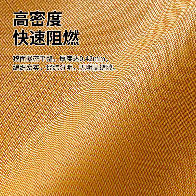 Tanan silicone fire-extinguishing blanket, double-sided, non-pricking, kitchen commercial outdoor fire escape blanket, double-sided silicone fire-extinguishing blanket 2m*2m, 500g, 9 micron, one price