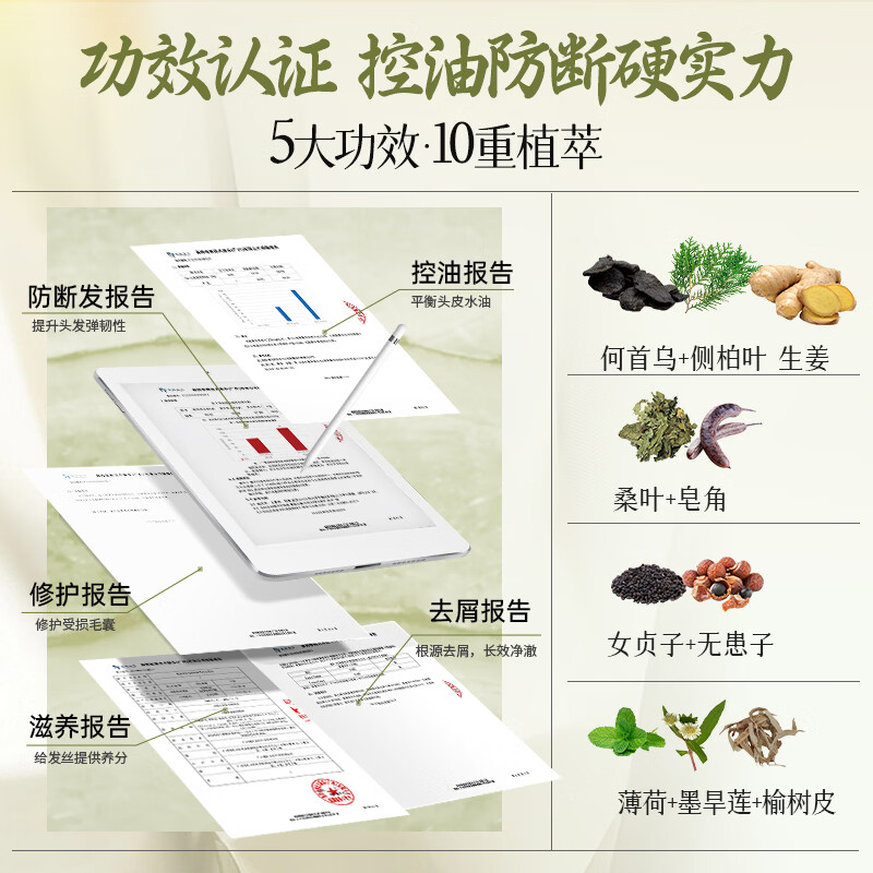 Mojian Polygonum multiflorum, Platycladus orientalis leaf shampoo soap, oil control herbal handmade soap, repair and nourish, oil control and fluffy, Platycladus orientalis leaf handmade soap*2 boxes