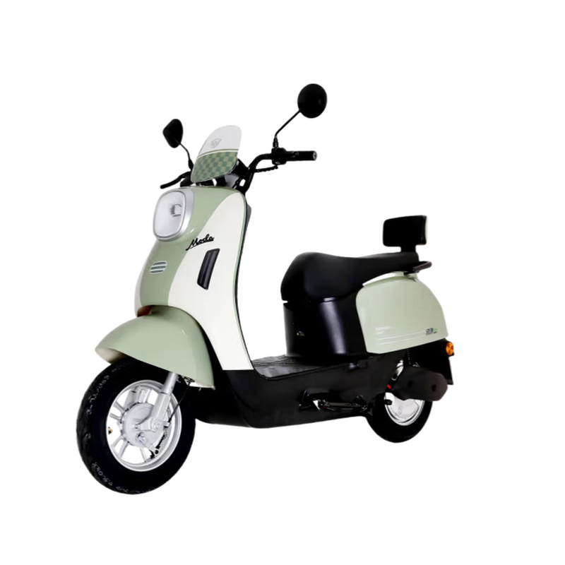 Luyuan Electric Motorcycle M7 Super Long Range Powerful Scooter New National Standard National Good Car Extended 74 Kilometers 60V 5 Lead Acid Batteries 1000W Christmas and New Year's Day Via Green