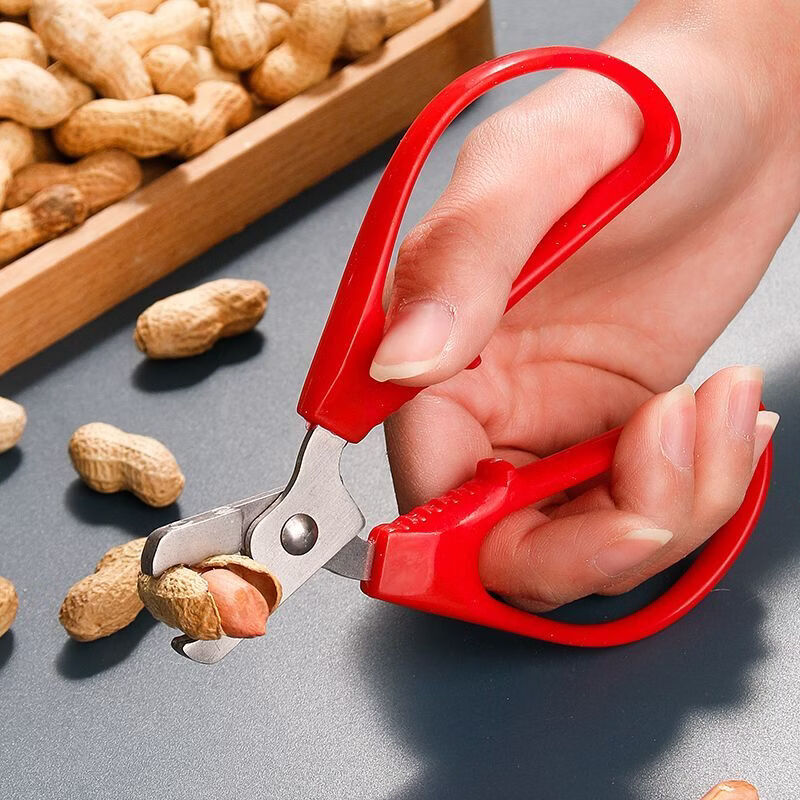 Stainless steel household watermelon pliers for peeling melon seeds and pine nut shells, nut clips for peeling peanut shells, 1 pack