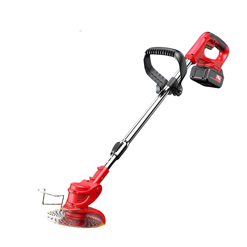 Imported electric lawn mower, multi-functional, long-lasting, high-power, small household rechargeable weeding artifact, the first choice for land reclamation 15988888H, two batteries and one charger, imported high-power lithium-ion lawn mower