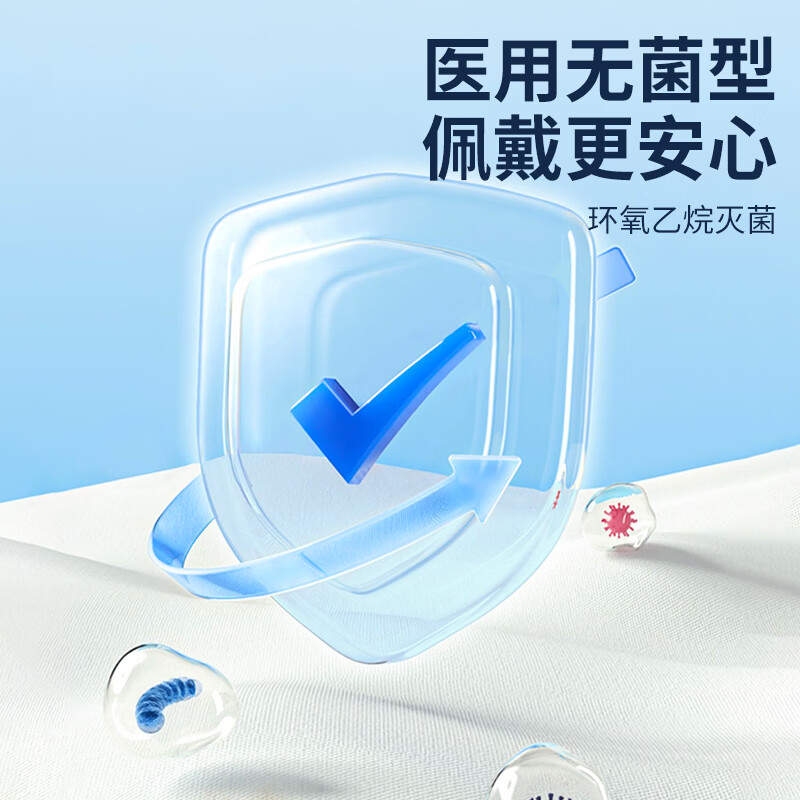 Haishi Hainuo disposable medical surgical masks sterilization grade individually packaged one bag mask dustproof white 50 pieces