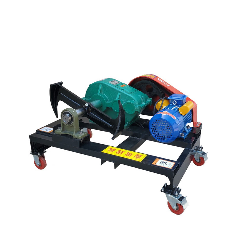 Electric firewood splitter household fully automatic rural firewood splitter artifact small firewood splitter fast wood splitting artifact thickened manganese steel 250 type double knife short shaft 4W copper motor 2 items of electricity