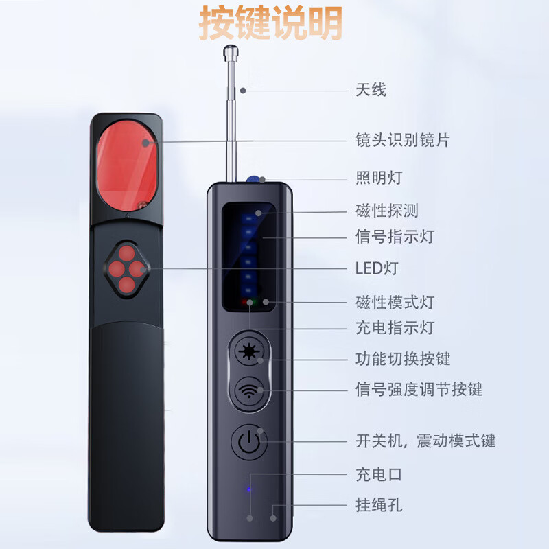 Fanxi detector scanner anti-positioning monitoring anti-candid infrared scanner hotel smart signal anti-positioning high-precision detection