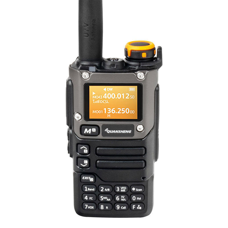 Quansheng UVK6 handheld radio outdoor radio UVK6 car handheld aviation receiving high-power intercom black