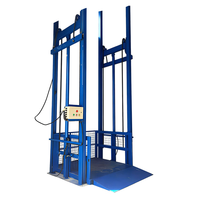 Lifting freight elevator electric hydraulic lifting platform for indoor and outdoor use 1-10 tons guide rail type large capacity lifting freight elevator other sizes customized (contact customer service)