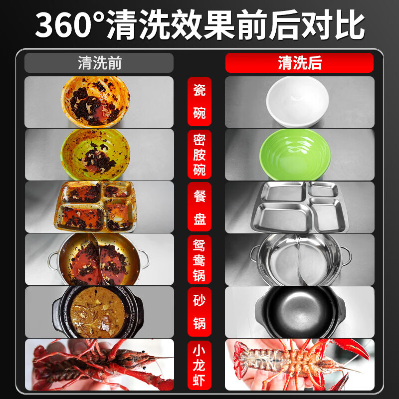 Leyichuang Ultrasonic Dishwasher Commercial Canteen Factory School Desktop Dishwasher Commercial Kitchen Equipment Fully Automatic Small Large Restaurant Catering Hotel Special Cleaning Machine 1.2 Meter Double Pool Intelligent Timing Anti-Dry Burning Luxury Model