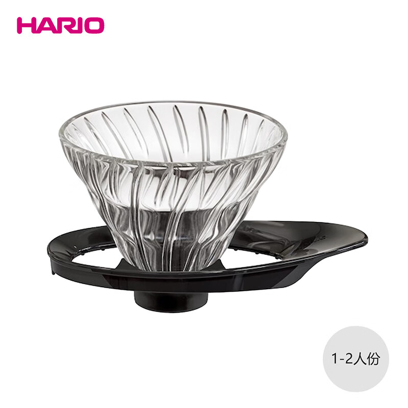 HARIOV60 heat-resistant glass filter bowl 01