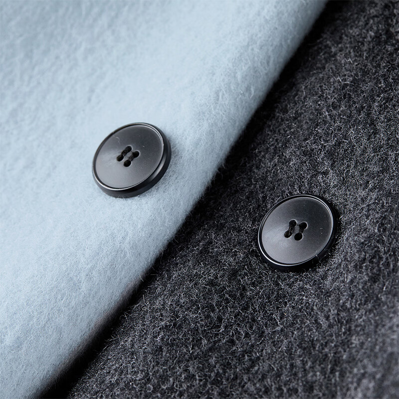 Shandubila 100% wool warm woolen coat for women winter tailored suit collar mid-length coat small commuter coat