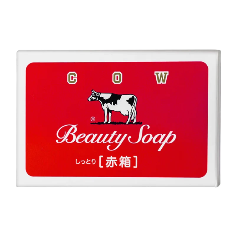 Cow milk alkaline cow brand skin beauty soap 90g red box rose scented face and bath soap imported handmade soap soap mild