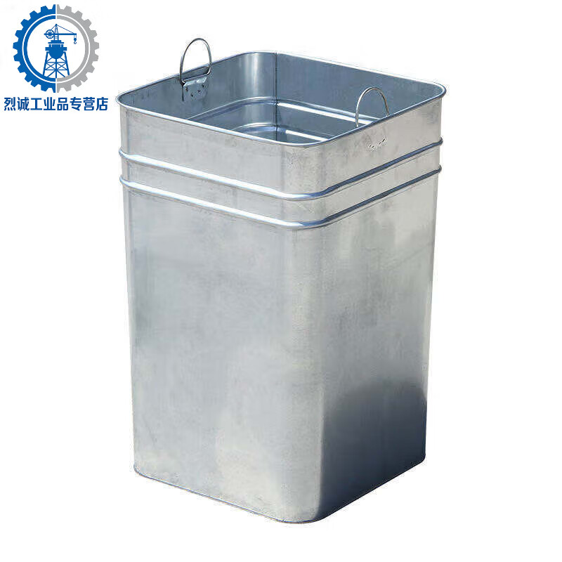 Outdoor trash can liner stainless steel peel box liner fiberglass square round inner barrel can be customized 201 stainless steel galvanized sheet (style 1)