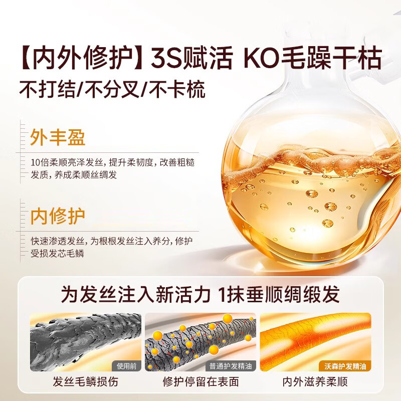 L UODAIS Moroccan Hair Care Essential Oil Spray for Women with Dry and Frizzy Hair Long-lasting Fragrance Repair Damaged Hair 100ml