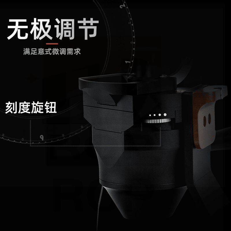 ROP Green Melting Ink Yin MY83mm hand-cranked bean grinder titanium cone knife heavy-duty manual grinder coffee bean grinder MY83-black