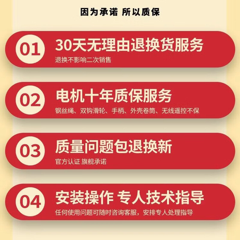 Honggong micro electric hoist 220V household small hoist crane 0.5/1 ton winch hoist PA800-12 meters