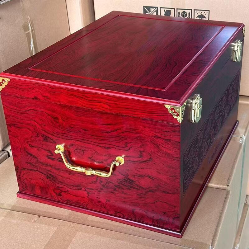 Fantasy special collection wooden box wine box liquor wooden box gift box sealed wine packaging box 12 zodiac red special model