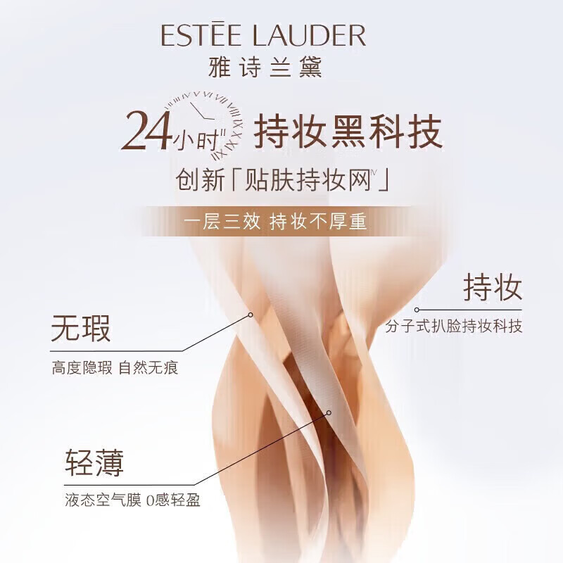Estee Lauder (Estee Lauder) DW long-lasting makeup foundation 1W1 oily skin mother long-lasting concealer oil control makeup set birthday gift for girlfriend DW long-lasting makeup 1W1 #17 ivory white 5ml (unboxed) counter style + Xiao Zhan's same style club perfume 1.2ml