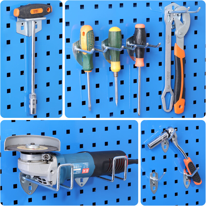 Chitu stainless steel single straight hook double oblique hook hole plate tool display rack hanging plate multi-functional hole plate hook stainless steel single straight 50mm