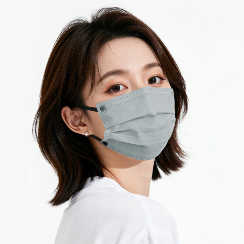 Runmi Bio's new disposable medical surgical mask sterilization grade high-value independent packaging blue ash/50 pieces