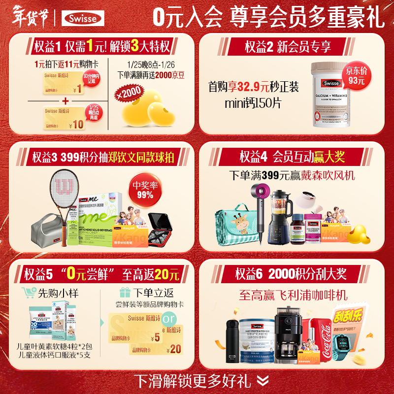 Swisse Iron Supplement Tablets 30 tablets/bottle to nourish blood and vitamin C B6 for good complexion for middle-aged and elderly adults