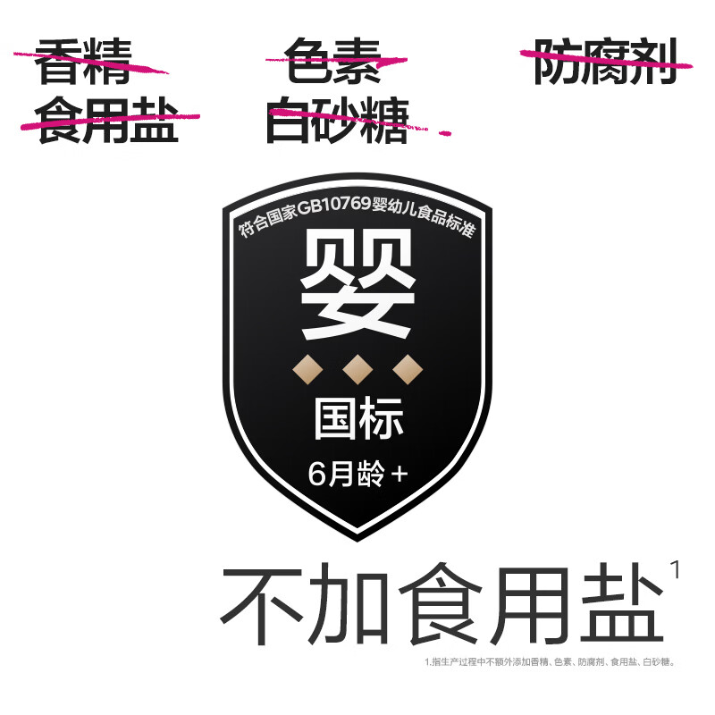 Photosynthetic Planet Infant Noodles Baby Food Complementary Food Children's Grain Noodles Multi-flavored Nutrients Easy to Absorb 10 Months+ Butterfly Noodles 200g/box