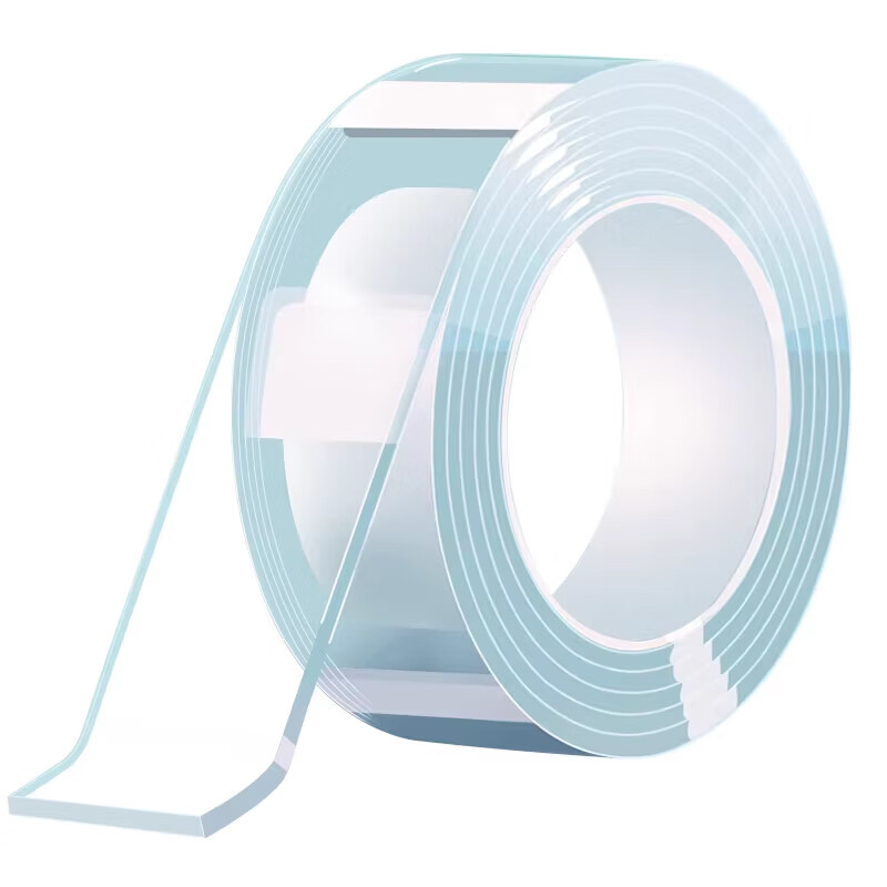 Nano-double-sided tape, high viscosity, strong double-sided wall sticker, super waterproof car adhesive patch, traceless transparent tape, magic patch, nano-mesh double-sided tape, non-marking adhesive tape, 2 cm wide * 1 meter long, 0.5mm thick