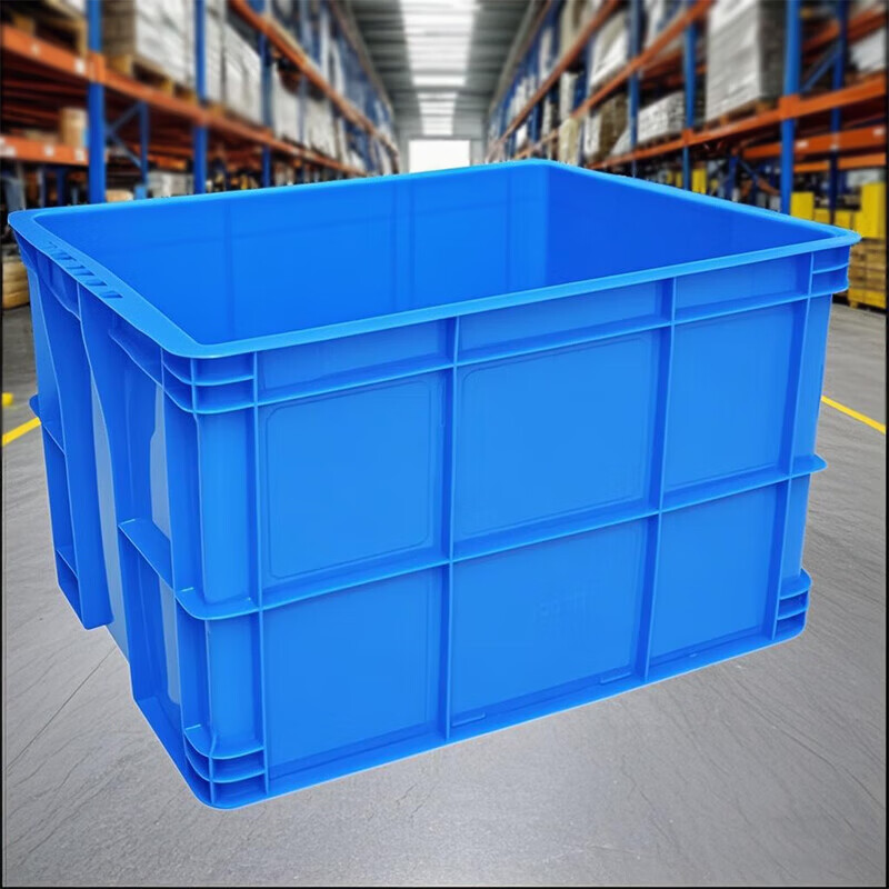 Plastic turnover box for turtle breeding, large rectangular thickened plastic box, industrial style fish tank storage box, cat litter box, 700-220 boxes, 74*56*23cm, default blue, white/red/yellow/green, please note
