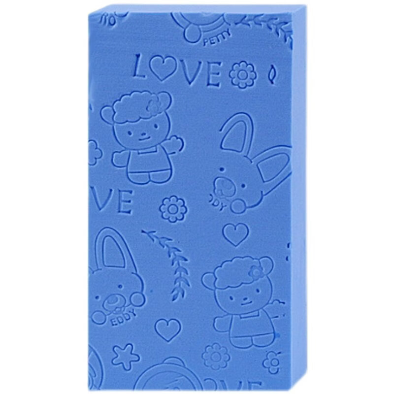 Shantou Lincun baby's special painless bath sponge baby bath decontamination wipe for home use_random color