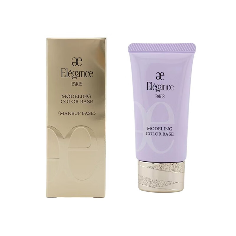 Elegance makeup base cream 30g purple LV660 corrects skin tone and brightens long-lasting makeup SPF25 sunscreen birthday gift for women