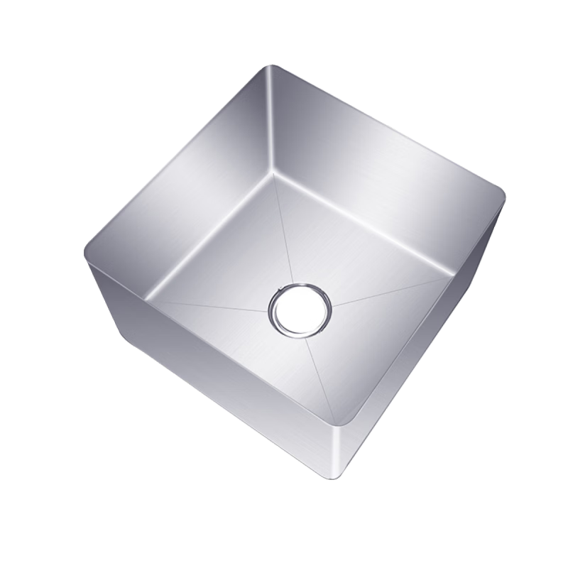 He Jiagong vegetable sink 201/304 stainless steel star basin sink kitchen vegetable sink handmade star bucket semi-finished wash basin inner bucket 304 600*600 standard 1.2 thick