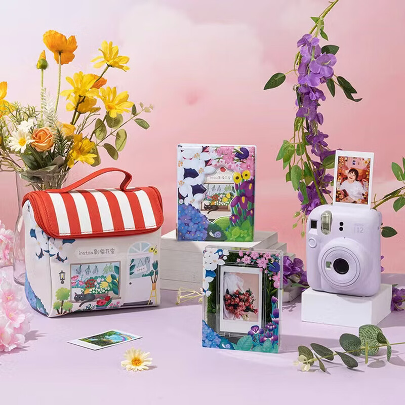 Fuji (FUJIFILM) instax mini12 instant imaging camera, instant imaging camera, instant camera, Mini12 Iris Purple (limited edition), standard +10 photo paper