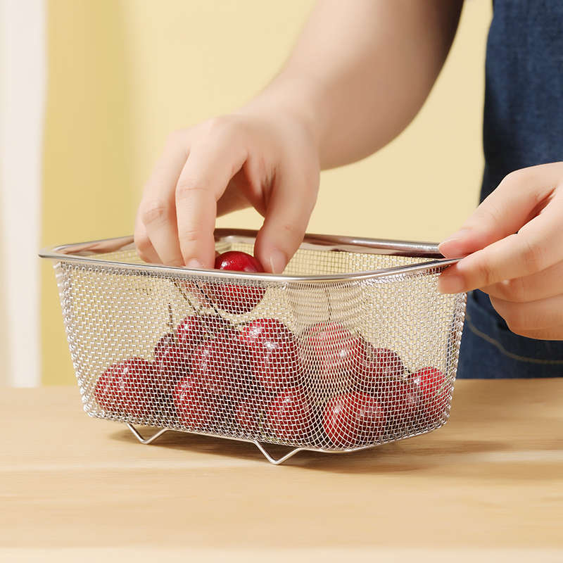 Yusenyi kitchen sink sink residue washing vegetable and fruit water filter basin rectangular household tapered mesh basket 13cm 1 piece 8086