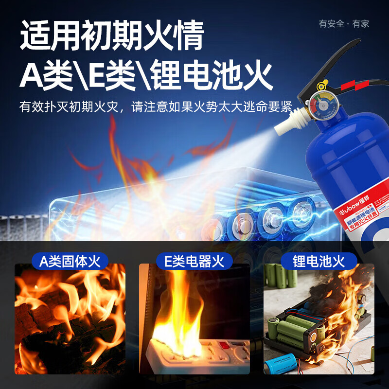 Yuanbang lithium battery fire extinguishing device water-based fire extinguishing device equipment new energy vehicle battery car lithium battery cell dedicated 620ml water-based lithium battery fire extinguishing device