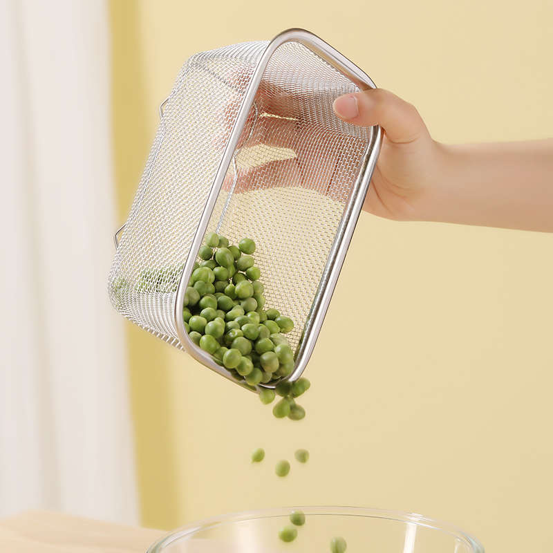 Yusenyi kitchen sink sink residue washing vegetable and fruit water filter basin rectangular household tapered mesh basket 13cm 1 piece 8086