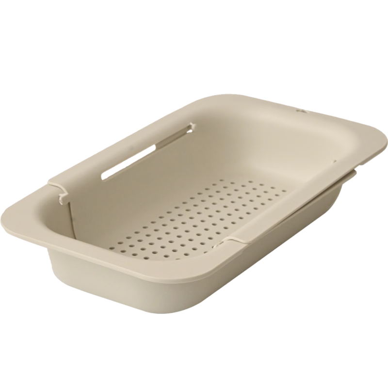 Yusenyi retractable fruit washing and draining basket kitchen sink basin and sink retractable draining basket/grey/small + large