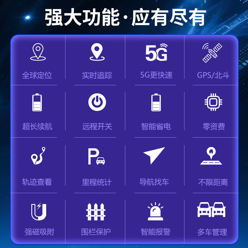 Liantu gps locator tracker anti-theft installation-free ultra-long endurance car positioning artifact vehicle positioning