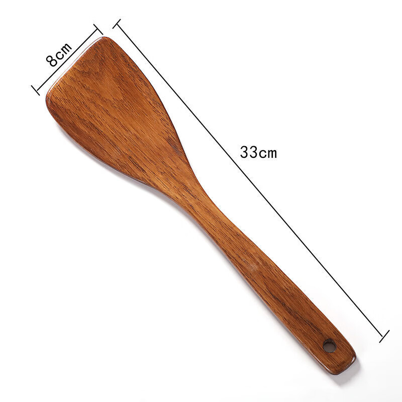 Yusenyi wooden spatula, high temperature resistant bamboo long-handled wooden spatula, does not damage the pot, non-stick wok, stir-fry, frying spatula, wooden spatula, rice spoon