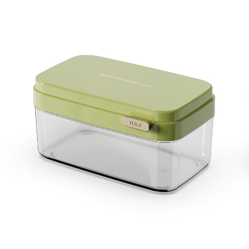 Yingtang refrigerator fully automatic ice box sowe ice cube mold press ice tray household grade household ice making orange double-layer ice box set