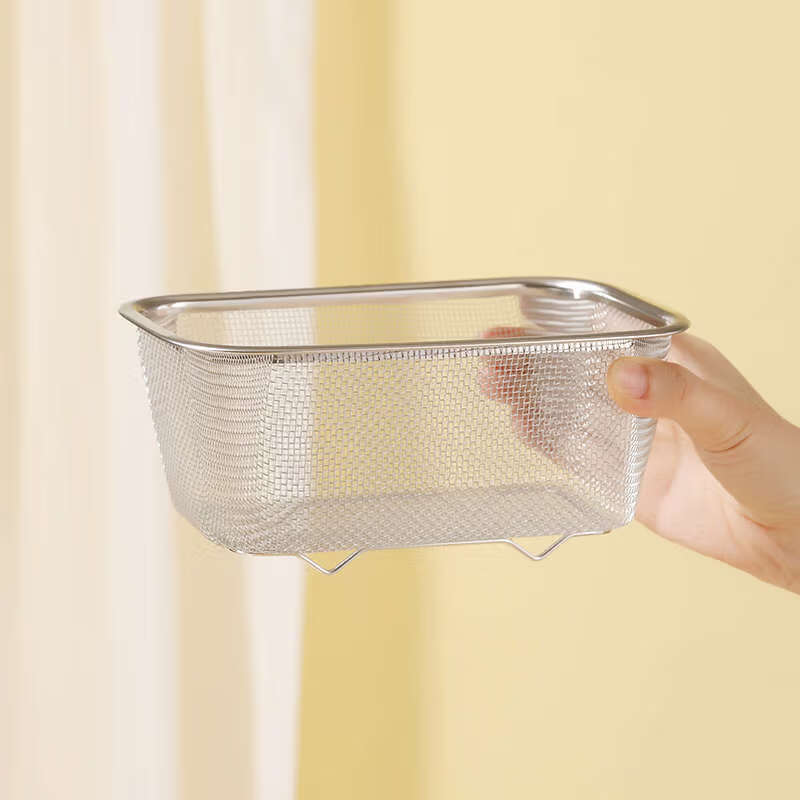 Yusenyi kitchen sink sink residue washing vegetable and fruit water filter basin rectangular household tapered mesh basket 13cm 1 piece 8086