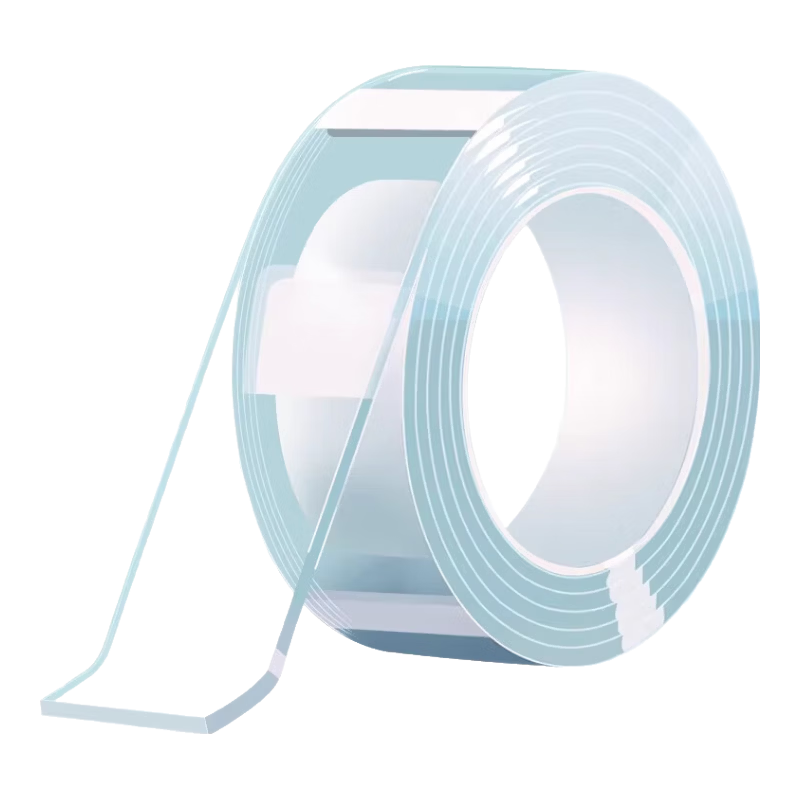 Nano-double-sided tape, high viscosity, strong double-sided wall sticker, super waterproof car adhesive patch, traceless transparent tape, magic patch, nano-mesh double-sided tape, non-marking adhesive tape, 2 cm wide * 1 meter long, 0.5mm thick