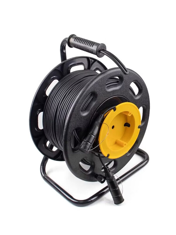 Low-latency Category 6 network cable, Category 6 network cable winding reel, high-flexibility drag cable, digital mixer network cable car, purple, high-flexibility Category 6a, low-latency transmission performance network cable 26AWG 70m