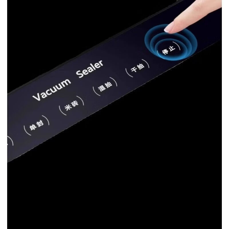 Wing Fantasy Vacuum Sealing Machine Fresh-keeping Compression Vacuum Machine Sealing Large Suction Touch Screen Model Large Suction + 10 Vacuum Bags (20X30cm)