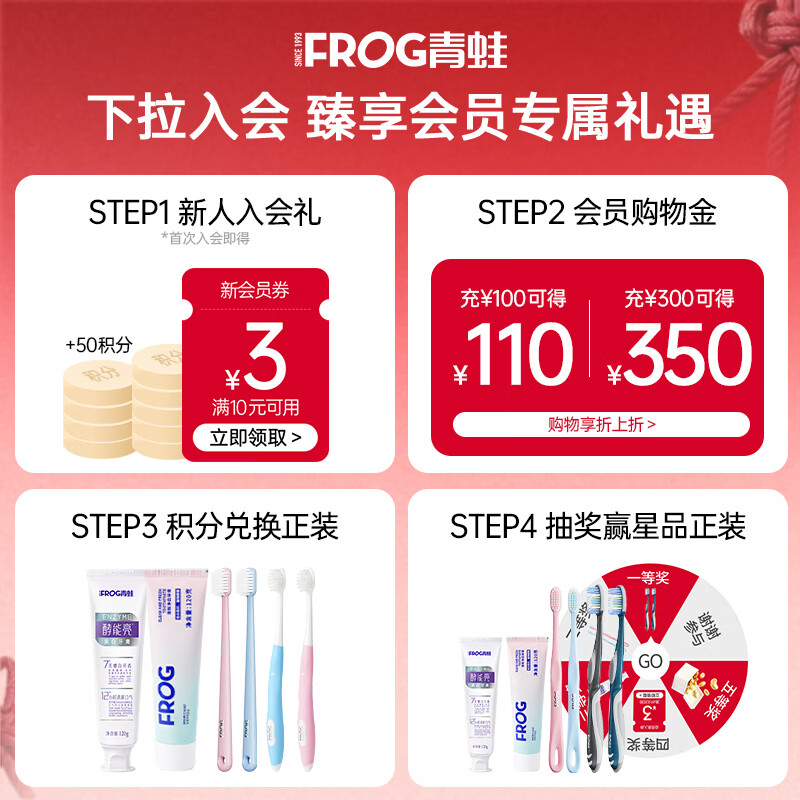 Frog Triple Transplanted Toothbrush Antibacterial and Deodorizing Medium Hard Bristle Toothbrush Deeply Cleans Gums and Cleans Teeth Stains Recommended for Stubborn Black and Yellow Teeth Strong Stain Remover Toothbrush 4 Pack Random Colors