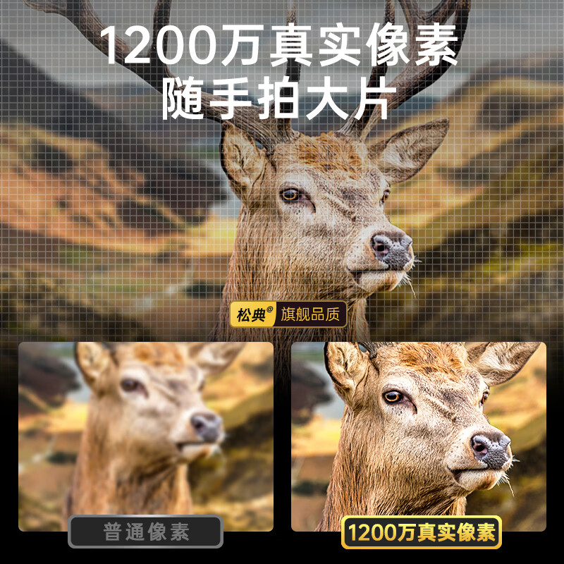 Songdian HDV-254K digital DV camera portable 4K high-definition professional camera all-in-one domestic handheld camera body recorder infrared night vision video recorder official standard + wide-angle lens package 32G memory card