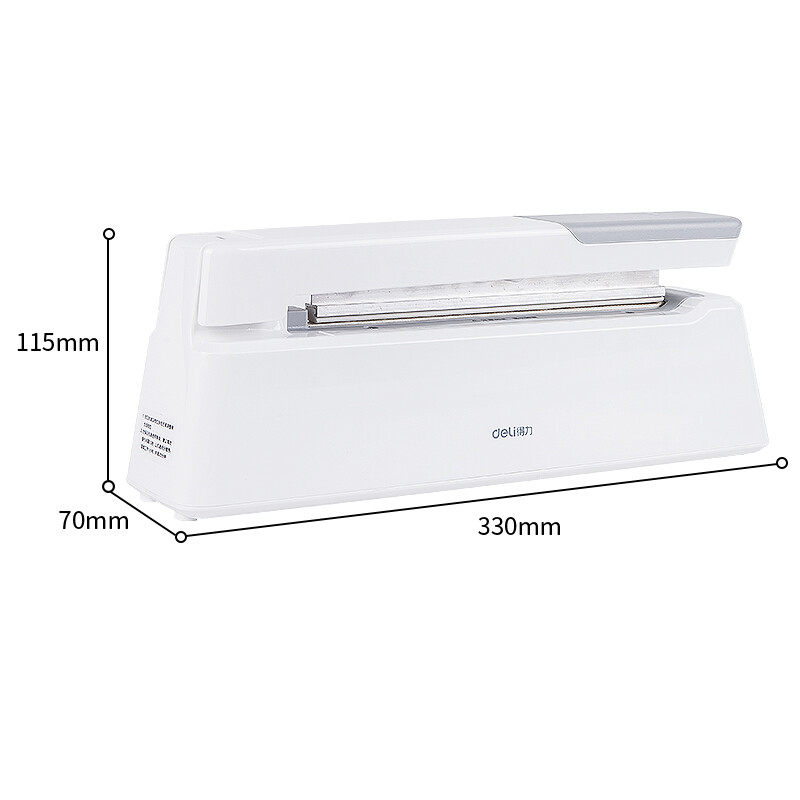 Deli hand pressure sealing machine household plastic bag food packaging bag tea bag sealing packaging machine 16499